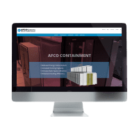 Afco Systems Website on Desktop